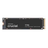 Crucial T710 4TB PCIe Gen5 NVMe 2280 SSD - 14500 13800 MB s R W 2400TBW 1500K IOPs 1.5M hrs MTTF with DirectStorage for Intel  AMD