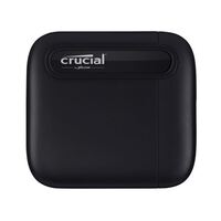 Crucial X6 2TB External Portable SSD 540MB/s USB3.2 USB-C USB3.0 Durable Rugged Shock Vibration Proof for PC MAC PS4 PS5 Xbox One Android iPad Pro