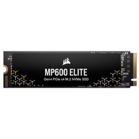 Corsair MP600 ELITE 2TB PCIe Gen4 x4 NVMe 1.4 M.2 SSD, M.2 2280, PCIe 4.0, 7000¯MB s read, 6500¯MB s write, 3D TLC NAND, Windows Mac compatible