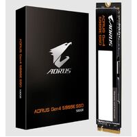 Gigabyte AORUS Gen4 5000E SSD 500GB PCI-Express 4.0x4 NVMe 1.4 Sequential Read ~5000 MB s Sequential Write 3800 MB s