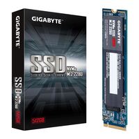 Gigabyte M.2 PCIe NVMe SSD 512GB V2 1700 1550 MB s 270K 340K IOPS 2280 80mm 1.5M hrs MTBF HMB TRIM SMART Solid State Drive 5yrs