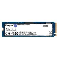  Kingston Nv2 250GB M.2 NVMe PCIe 4.0 SSD - 3000 1300MB s 80TBW 1.5 Million Hrs M.2 2280 3Y WTY