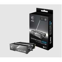 MSI SPATIUM M580 PCIe 5.0 NVMe M.2 FROZR 2TB, PCIe Gen5x4, SEQUENTIAL READ up to 14,600 MB S, SEQUENTIAL WRITE 12,700 MB S, 5Y warranty