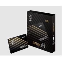 MSI SPATIUM S270 SATA 2.5 ft 480GB,  PHISON S11, 3D NAND, SATA III 6Gbps, 500MB s Read, 450 MB s Write, 250 TBW, 5 Year Warranty