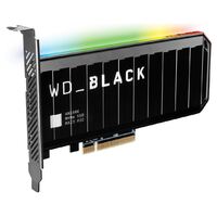 Western Digital WD Black AN1500 1TB RGB NVMe SSD AIC - 6500MB/s 4100MB/s R/W 760K/690K IOPS 1.75M Hrs MTBF RAID PCIe3.0 Add-in-Card 3D-NAND 5yrs