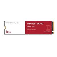Western Digital WD Red SN700 4TB NVMe NAS SSD 3400MB s 3100MB s R W 5100TBW 550K 520K IOPS M.2 Gen3x4 1.75M hrs MTBF 5yrs wty