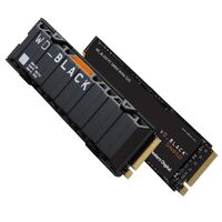 Western Digital WD Black SN850 500GB Gen4 NVMe SSD Heatsink for PS5 - 7000MB/s 5100MB/s R/W 300TBW 1000K/710K IOPS 1.75M Hrs MTBF M.2 PCIe4.0 5yrs