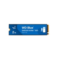 Western Digital WD Blue SN5000 NVMe 2TB SSD M.2 2280, 5,150MB s R 4,850MB s W, 650K IOPS R   770K IOPS W, PCIe Gen4 x4, 5-Y Warranty