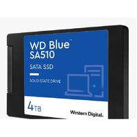 Western Digital WD Blue 4TB 2.5 inch SATA SSD 560R 530W MB s 95K 82K IOPS 600TBW 1.75M hrs MTBF 3D NAND 7mm 5yrs Wty