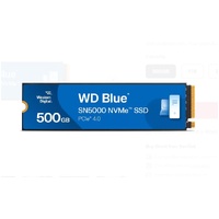 Western Digital WD Blue SN5000 NVMe 500GB SSD M.2 2280, 5,000MB s R 4,000MB s W, 460K IOPS R   770K IOPS W, PCIe Gen4 x4, 5-Y Warranty