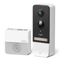 TP-Link Tapo D230S1 Smart Battery Video Doorbell 2K 5MP Live View Colour Night Vision Water  Dust Resistant IP64