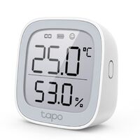 TP-Link Tapo Smart Temperature  Humidity Monitor Real-Time  Accurate E-ink Display Free Data Storage  Visual Graphs