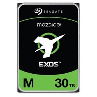 Seagate Exos M 30TB, Enterprise Internal Hard Drive HDD 3.5 ft, 6GB s, SATA 7200RPM, 512MB, 5YR WTY