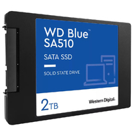 Western Digital WD 2TB Blue SA510 SATA SSD 2.5 inch 7mm Cased Read 560MB s Write 520MB s WDS200T3B0A  5-year Limited Warranty