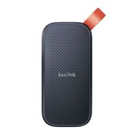 SanDisk Portable SSD SDSSDE30 480GB USB 3.2 Gen 2 Type C to A cable Read speed up to 520MB s 2m drop protection 3-year warranty