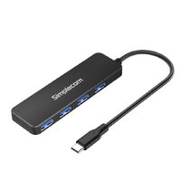 Simplecom CH340 Compact USB-C to 4 Port USB-A Hub USB 3.2 Gen1