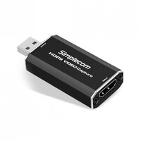 Simplecom DA315 HDMI to USB 2.0 Video Capture Card Full HD 1080p for Live Streaming Recording - Elgato Atomos Connect