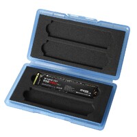 Simplecom MA024 M.2 SSD 4-Slot Protective Storage Case Holder Organizer for 4x M.2 2280 SSD