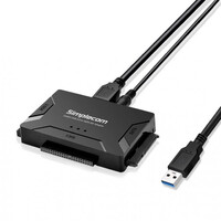Simplecom SA492 USB 3.0 to 2.5 inch 3.5 inch 5.25 inch SATA IDE Adapter with Power Supply  ---  Alternative replacement SA491