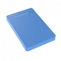 Simplecom SE203 Tool Free 2.5 inch SATA HDD SSD to USB 3.0 Hard Drive Enclosure - Blue Enclosure