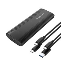 Simplecom SE504v2 NVMe   SATA Dual Protocol M.2 SSD USB-C Enclosure Tool-Free USB 3.2 Gen 2 10Gbps