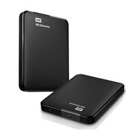 Western Digital WD Elements 1TB USB 3.0 2.5 inch Portable External Hard Drive - Slim Light Durable Shock Proof Black Plug  Play NTFS for Windows 10 8.