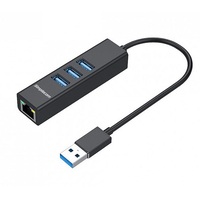 SMP UHB ALUM-3P-USB3-RJ45-ADAPTER