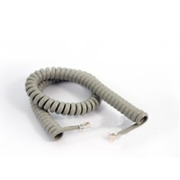 Fanvil curly cord for V67 V65 series headset, curve，gray