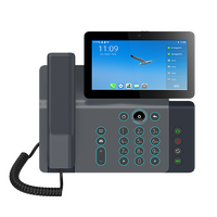 Fanvil V67 Enterprise IP Phone 7 inch Touch Screen 5mp Camera Andriod 9.0 Built in Wifi BT Wall Mountable Upto 116 DSS Keys 20 Lines 2 Year WTY