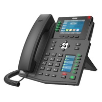 Fanvil X5U High End Enterprise IP Phone - 3.5 inch Colour Screen 16 Lines 40 x DSS Buttons Dual Gigabit NICBluetooth SBC Ready 2 Years Warranty
