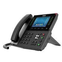 Fanvil X7C Enterprise Color IP Phone 5 inch Hig Res Screen 20 SIP Lines HD Audio Built In Bluetooth Upto 60 DSS Key Entries Dual Gigabit SBC Ready