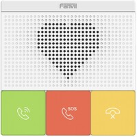 Fanvil Y501 2 SIP Lines Healthcare Intercom, HD Audio, Waterproof  Dustproof, PoE Enabled, Wall Mountable, 10 100Mbps, 3 Button. Auto answe, No Wi-Fi