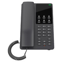 Grandstream GHP621W Desktop Hotel Phone  Built-in WiFi Black 2 SIP Accounts 2 Lines 3-way Audio Conferencing Hearing Aid Compatibility (HAC)