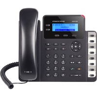 Grandstream GXP1628 2 Line IP Phone 2 Sip Accounts 132x48 Backlit Graphical Display HD Audio Dual-Switched Gigabit Ports Powerable Via POE