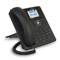 SNOM D735 SIP Desk Telephone l 2.7 Inch TFT Display 32 Self-Labeling Function Keys (8 Physical) Black