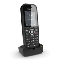SNOM M30 IP DECT Handset Multicell Compadible Backlit Keyboard Long Stangby Time  Hold or Forward Black