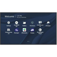 ViewSonic CDE4330 43 ft 4K Presentation Display Wireless presentation, Single USB-C cable for 65W, 24 7 video playback, Remote device management, Pro