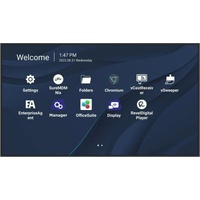 ViewSonic CDE5530 55 ft 4K Presentation Display Wireless presentation, Single USB-C cable for 65W, 24 7 video playback, Remote device management, Pro