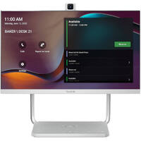 Yealink A24 DeskVision 24 inch Teams Display For Personal Collaboration 24 inch Touch Display 4K Camera Built In Speakers Works As Second Display