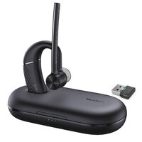 Yealink BH71 Bluetooth Wireless Mono Headset Carrying Case w  Built-In Battery (20hrs) USB-C to USB-A Cable 10H Talk Time 3 Size Ear Plugs