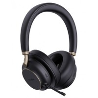 Yealink Bluetooth Wireless Stereo Headset, Black, ANC, USB-A, USB Cable Charging only, Rectractable Microphone, 35 hours battery life