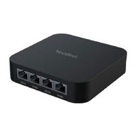 Yealink RCH40 4-Port PoE Switch Used For Connecting Yealink Meeting Room Cameras Microphones  Speakers