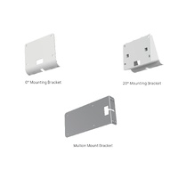 Yealink RoomPanel Plus Mount Kits, Device Compatibility  RoomPanel Plus, 0 degree Mounting Bracket, 20 degree Mounting Bracket, Mullion Mount Bracket