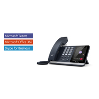 Yealink T55A -Skype For Business Edition IP Phone 4.3 inch Screen HD Voice USB Dual Gigabit  (Power Adapter  Wall Mount Bracket Optional)