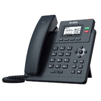 Yealink T31G 2 Line IP phone 132x64 LCD Dual Gigabit Ports PoE. No Power Adapter included