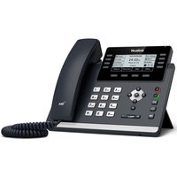 Yealink T43U 12 Line IP phone 3.7 inch 360x160 pixel Graphical LCD with backlight Dual USB Ports POE Support Wall Mountable ( T42S )