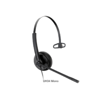 Yealink UH34 Mono Wideband Noise Cancelling Microphone - USB Connection Leather Ear Cushions Designed for Microsoft Teams