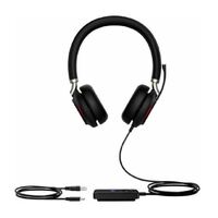 Yealink UH38 Dual Mode USB and Bluetooth Headset, Dual, USB-A, UC Call Controller with Built-In Battery Dual Noise-Canceling Mics, Busy Light