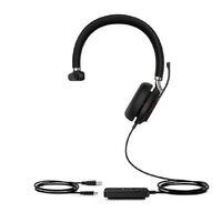 Yealink UH38 Dual Mode USB and Bluetooth Headset Mono USB-C UC Call Controller Dual Noise-Canceling Mics Busy Light