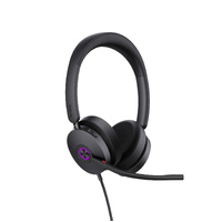 Yealink UH48 Teams USB Wired Headset Hybrid Active Noise Cancellation, Four-Microphone Noise-canceling Technology,  Swift Plug  Play All-Day Comfort